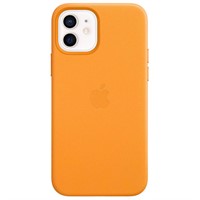 Skal iPhone 12 mini Leather Case with MagSafe - California Poppy