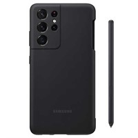 SKAL SAMSUNG SILICONE COVER INK S-PEN GALAXY S21 ULTRA BLACK