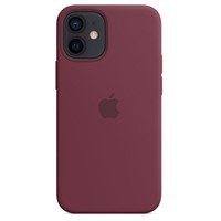 Skal iPhone 12 mini Silicone Case with MagSafe - Plum