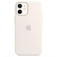 Skal iPhone 12 Pro Max Silicone Case with MagSafe - White