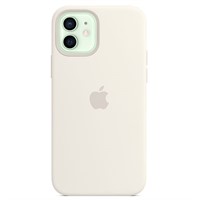 Skal iPhone 12 | 12 Pro Silicone Case with MagSafe - White