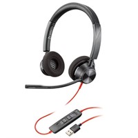 HEADSET POLY BLACKWIRE 3320 BW3320-M USB-A IN